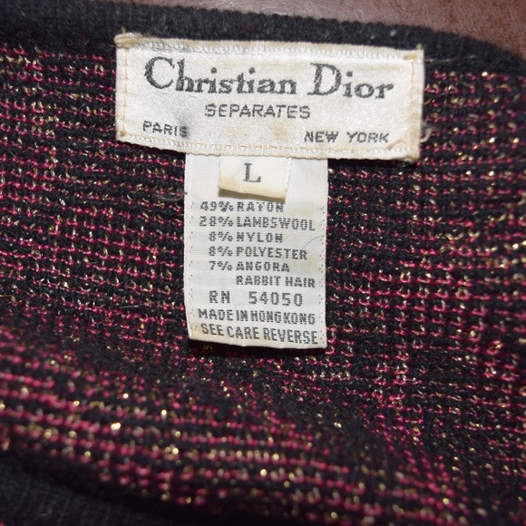 Vintage Christian Dior Separates Sweater - Picture 5 of 5